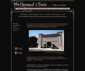 Dermalclinic.com(The Dermal Clinic) Screenshot