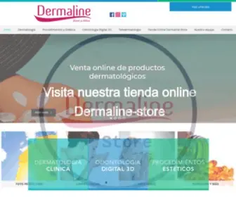 Dermaline.cl(Inicio) Screenshot