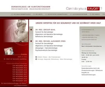 Dermalink.com(DERMATOLOGIE AM KURFÜRSTENDAMM) Screenshot