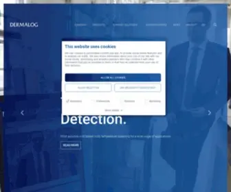 Dermalog.com(DERMALOG Identification Systems) Screenshot