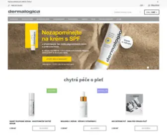 Dermalogica.cz(Značková pleťová kosmetika od expertů) Screenshot