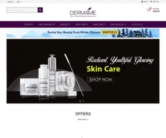 Dermame.com(Buy Beauty products online) Screenshot