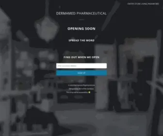 Dermamed.com(Natural Skin Care) Screenshot