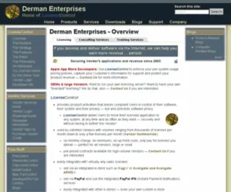 Derman.com(Derman Enterprises) Screenshot