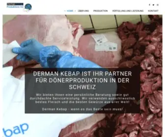 Dermankebap.ch(Derman Döner Kebap) Screenshot