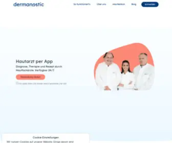 Dermanostic.com(Online Hautarzt App) Screenshot