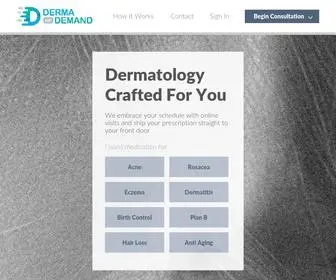 Dermaondemand.com(Home) Screenshot