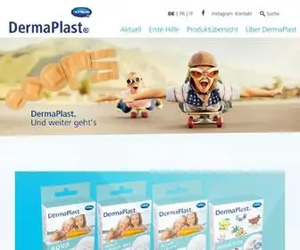 Dermaplast.ch(DermaPlast®) Screenshot