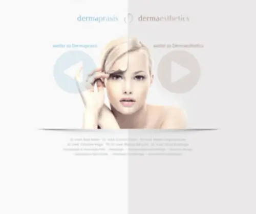 Dermapraxis.ch(Dermapraxis & Dermaesthetics) Screenshot