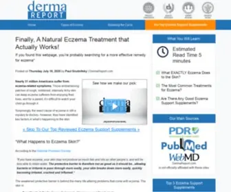 Dermareport.com(Top Eczema Support Supplements) Screenshot