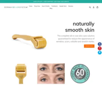 Dermarollersystem.com(The Official Derma Roller System®) Screenshot