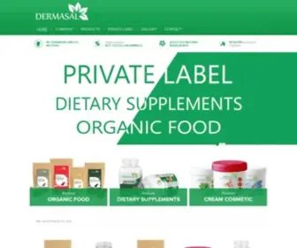 Dermasal.eu(Private label supplements) Screenshot