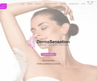 Dermasensation.nl(Huidkliniek Derma Sensation) Screenshot