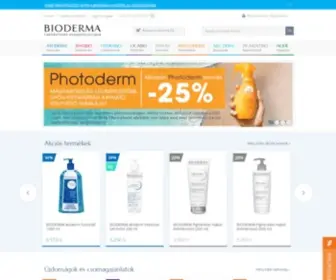 Dermashop.hu(Bioderma Web) Screenshot