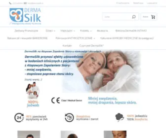 Dermasilk.pl(Odzież oraz bielizna dla atopików) Screenshot