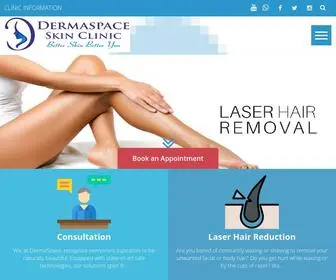 Dermaspace.in(Homepage) Screenshot