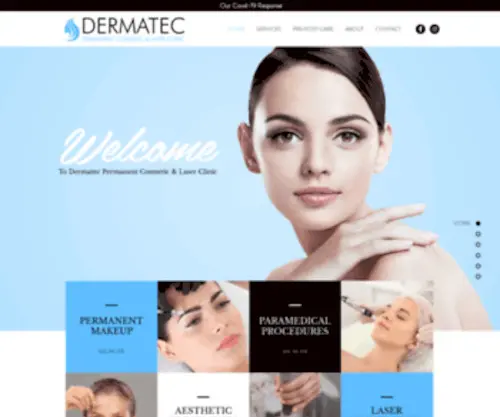 Dermateclaserclinic.com(Dermatech) Screenshot