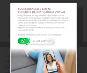 Dermatologabeatrizorozco.com(Dermatóloga en Medellín Dra) Screenshot