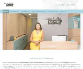 Dermatologamariamantilla.com(Dermatóloga Medellín) Screenshot