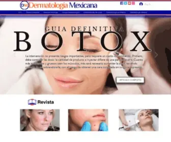 Dermatologiamexicana.com(Dermatologos en México) Screenshot