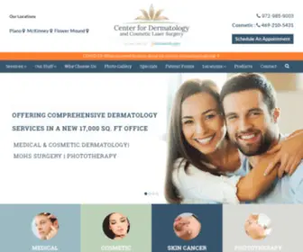 Dermatologycenterplano.com(Plano Dermatology) Screenshot