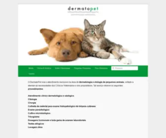 Dermatopet.com.br(Dermatologia Veterinária) Screenshot