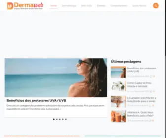 Dermaweb.com.br(Dicas para a sua saúde e beleza. Espaço dedicado ao seu bem) Screenshot