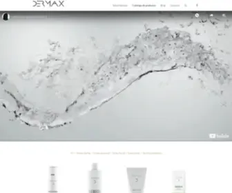 Dermax.es(Productos cosméticos y nutricosméticos de alta calidad) Screenshot