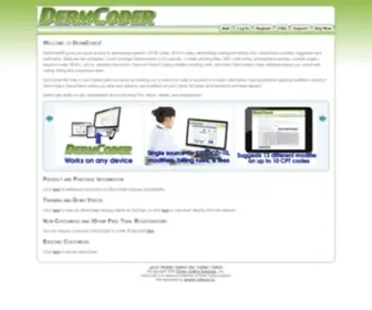 Dermcoder.com(Home) Screenshot
