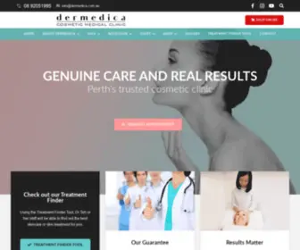 Dermedica.com.au(Trusted Cosmetic Clinic Perth) Screenshot