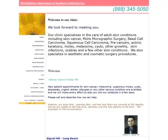 DermGroup.com(Dermatology & Skin Cancer Long Beach and Orange County) Screenshot