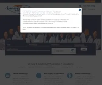 DermGroupnc.com(Dermatology Group of the Carolinas) Screenshot