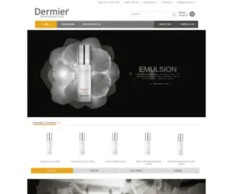 Dermier.com(Dermier Clinical Skincare Laboratory London) Screenshot