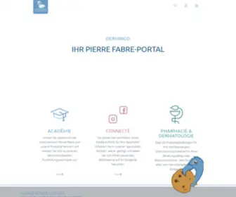 Dermingo.de(Das Pierre Fabre Portal für Apotheken & PTA) Screenshot
