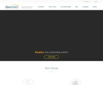 Dermira.com(Medical Dermatology Drug Innovation) Screenshot