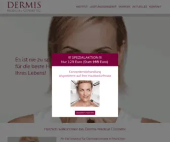 Dermis-Medical-Cosmetic.de(Dermis Medical Cosmetic) Screenshot