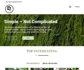Dermitecture.com(Architects for your skin) Screenshot