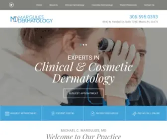Dermmiami.com(Cosmetic Dermatology South Miami) Screenshot