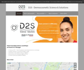 Dermo-D2S.com(D2S Dermocosmetic Science &amp; Solutions made in France) Screenshot