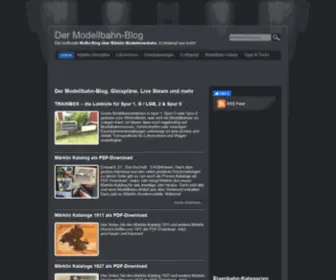 Dermodellbahnblog.de(Der Modellbahn) Screenshot
