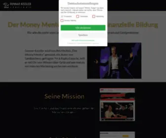 Dermoneymentor.de(Gunnar Kessler der Money Mentor) Screenshot