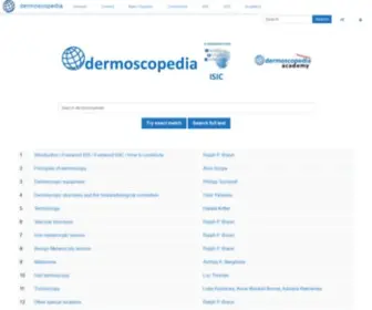 Dermoscopedia.org(Dermoscopy) Screenshot