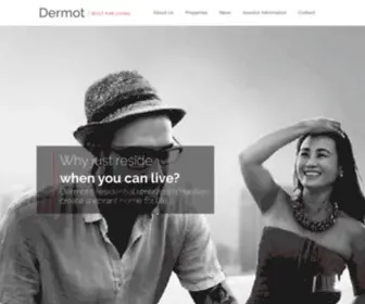 Dermotcompany.com(Built for living) Screenshot