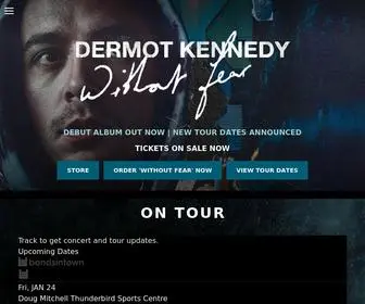 Dermotkennedy.com(Dermot Kennedy) Screenshot