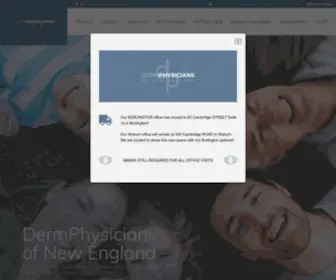 Dermphysiciansne.com(DermPhysicians of New England) Screenshot