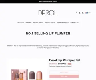 Derol-Cosmetics.com(DEROL Cosmetics) Screenshot