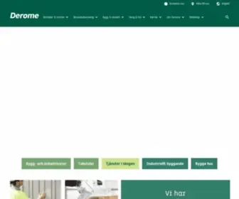 Derometimber.se(Derome AB®) Screenshot