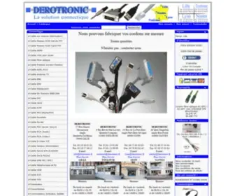 Derotronic.net(Cable informatique et cordon informatique) Screenshot