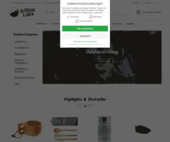 Deroutdoorladen.com(Startseite) Screenshot