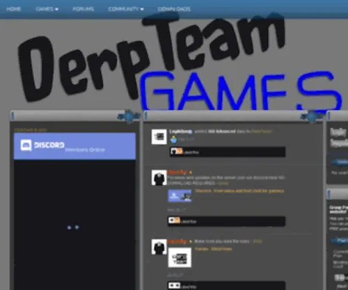 Derpteam.com(DerpTeam Gaming Network) Screenshot